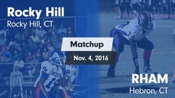 Matchup: Rocky Hill vs. RHAM  2016