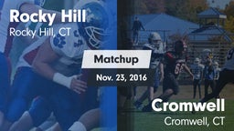 Matchup: Rocky Hill vs. Cromwell  2016