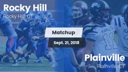 Matchup: Rocky Hill vs. Plainville  2018