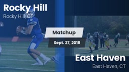 Matchup: Rocky Hill vs. East Haven  2019