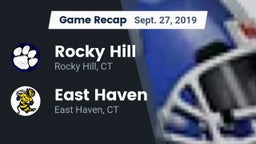 Recap: Rocky Hill  vs. East Haven  2019