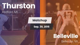 Matchup: Thurston vs. Belleville  2016