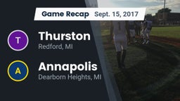 Recap: Thurston  vs. Annapolis  2017