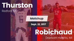 Matchup: Thurston vs. Robichaud  2017