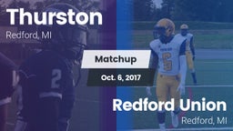 Matchup: Thurston vs. Redford Union  2017