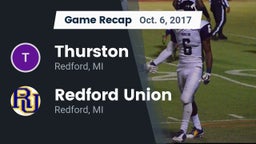 Recap: Thurston  vs. Redford Union  2017