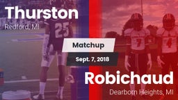 Matchup: Thurston vs. Robichaud  2018