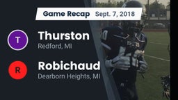 Recap: Thurston  vs. Robichaud  2018