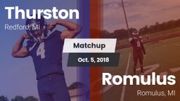 Matchup: Thurston vs. Romulus  2018