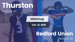 Matchup: Thurston vs. Redford Union  2018