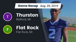 Recap: Thurston  vs. Flat Rock  2019