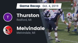 Recap: Thurston  vs. Melvindale  2019