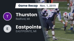 Recap: Thurston  vs. Eastpointe 2019