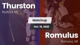 Matchup: Thurston vs. Romulus  2020