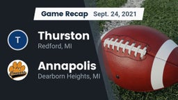 Recap: Thurston  vs. Annapolis  2021