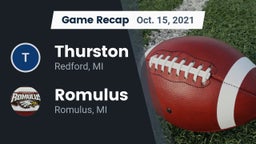Recap: Thurston  vs. Romulus  2021