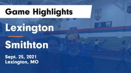 Lexington  vs Smithton  Game Highlights - Sept. 25, 2021