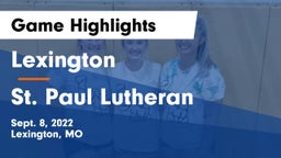 Lexington  vs St. Paul Lutheran  Game Highlights - Sept. 8, 2022