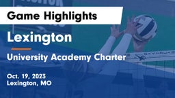 Lexington  vs University Academy Charter Game Highlights - Oct. 19, 2023
