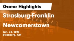 Strasburg-Franklin  vs Newcomerstown  Game Highlights - Jan. 24, 2023