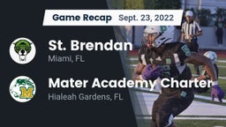 Recap: St. Brendan  vs. Mater Academy Charter  2022