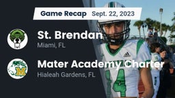 Recap: St. Brendan  vs. Mater Academy Charter  2023