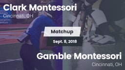 Matchup: Clark Montessori vs. Gamble Montessori  2018