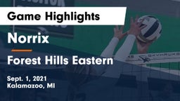 Norrix  vs Forest Hills Eastern  Game Highlights - Sept. 1, 2021
