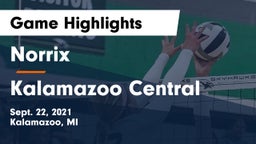 Norrix  vs Kalamazoo Central  Game Highlights - Sept. 22, 2021