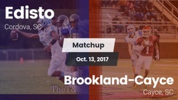 Matchup: Edisto vs. Brookland-Cayce  2017