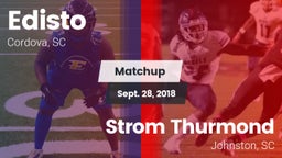 Matchup: Edisto vs. Strom Thurmond  2018