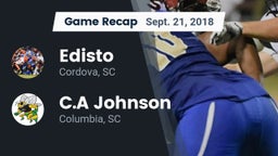 Recap: Edisto  vs. C.A Johnson  2018