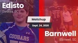Matchup: Edisto vs. Barnwell  2020