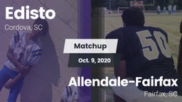 Matchup: Edisto vs. Allendale-Fairfax  2020