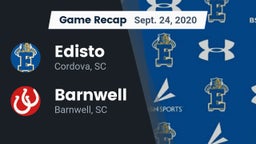 Recap: Edisto  vs. Barnwell  2020