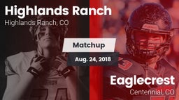 Matchup: Highlands Ranch vs. Eaglecrest  2018