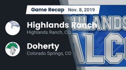 Recap: Highlands Ranch  vs. Doherty  2019