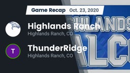 Recap: Highlands Ranch  vs. ThunderRidge  2020