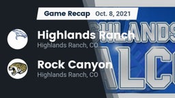 Recap: Highlands Ranch  vs. Rock Canyon  2021