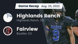 Recap: Highlands Ranch  vs. Fairview  2022