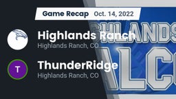 Recap: Highlands Ranch  vs. ThunderRidge  2022