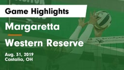 Margaretta  vs Western Reserve  Game Highlights - Aug. 31, 2019