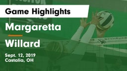 Margaretta  vs Willard  Game Highlights - Sept. 12, 2019