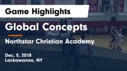 Global Concepts  vs Northstar Christian Academy Game Highlights - Dec. 5, 2018