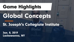 Global Concepts  vs St. Joseph's Collegiate Institute Game Highlights - Jan. 8, 2019