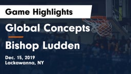 Global Concepts  vs Bishop Ludden  Game Highlights - Dec. 15, 2019