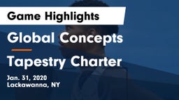 Global Concepts  vs Tapestry Charter  Game Highlights - Jan. 31, 2020