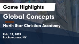 Global Concepts  vs North Star Christian Academy Game Highlights - Feb. 13, 2023