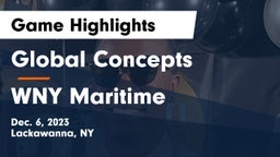 Global Concepts  vs WNY Maritime Game Highlights - Dec. 6, 2023