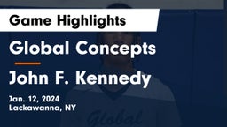 Global Concepts  vs John F. Kennedy Game Highlights - Jan. 12, 2024